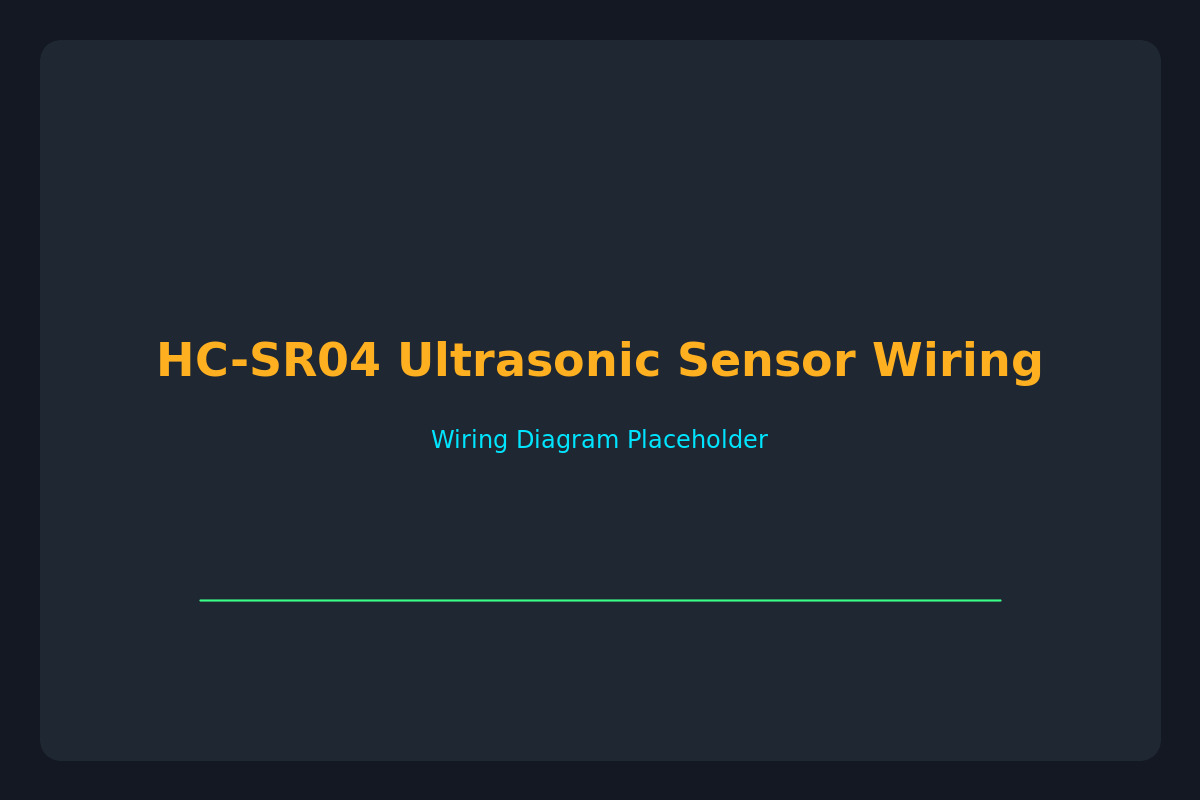 HC-SR04 Ultrasonic Sensor Wiring