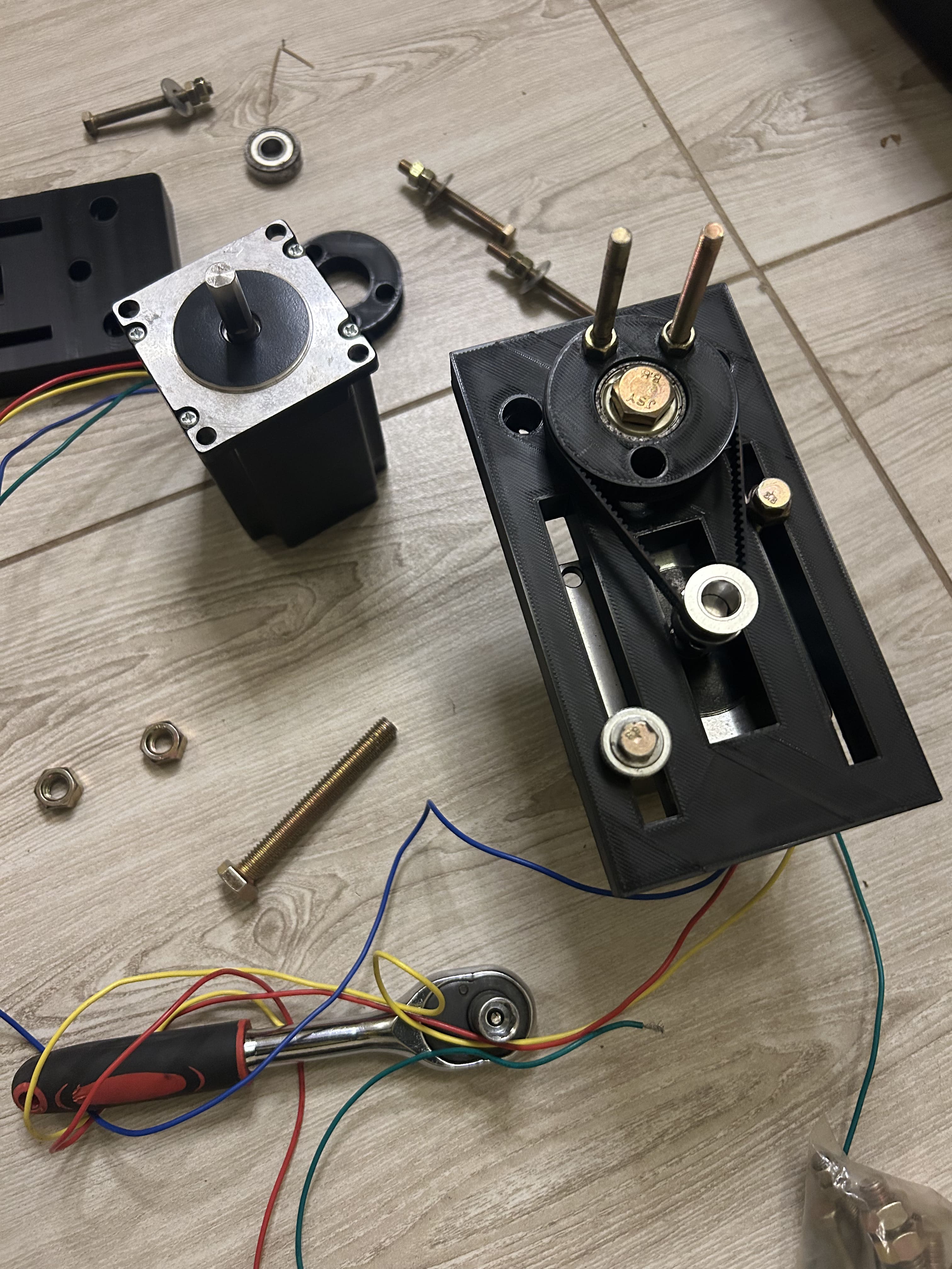 6-Axis Robot Arm . Joint 1 : Building the Belt Reduction Base Drive